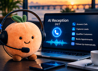 AI Reception assistant used in Arcaedia AI call answering demo